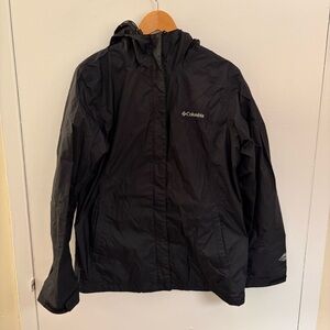 Columbia Black Rain Jacket